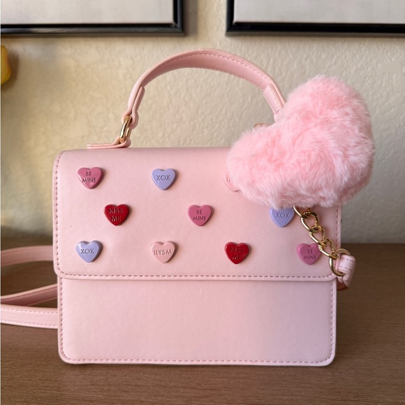 Betsey Johnson Handbags - NWT Betsey Johnson Conversation Hearts crossbody bag